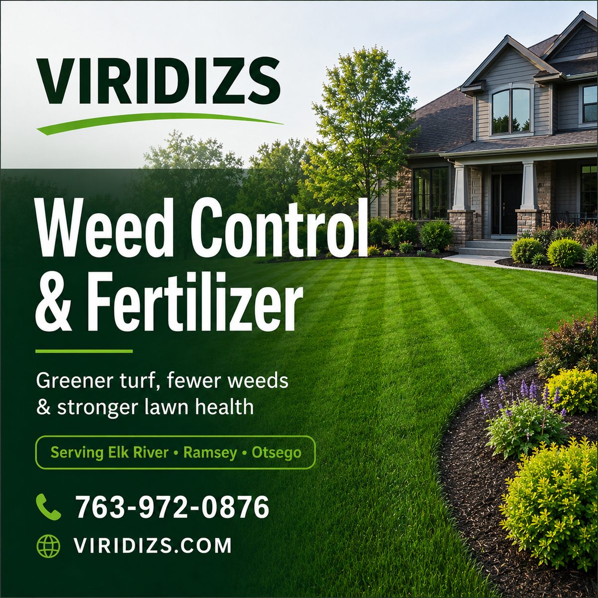 Professional lawn care and maintenance — mowing, trimming and curb appeal